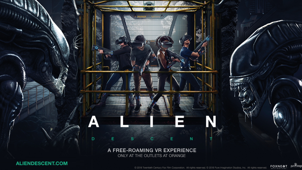 Alien: Descent Is A Xenomorph-Slaying Four-Player Location-Based VR Experience
